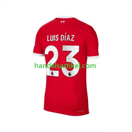 Liverpool Luis Diaz 23 Heim Trikotsatz 2023/24 Kurzarm
